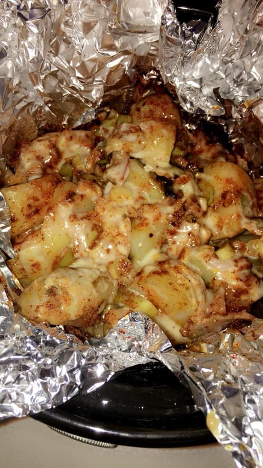 Slow Cooker Loaded Potatoes Recipe