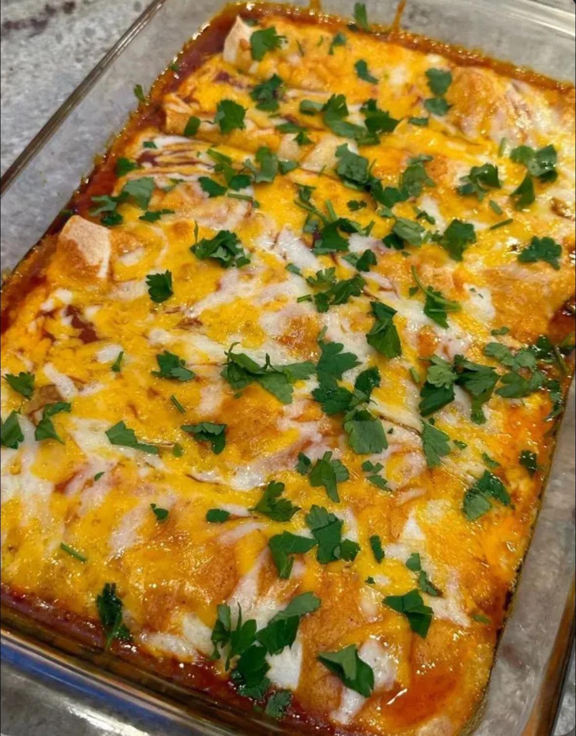 Cheesy Beef Enchiladas