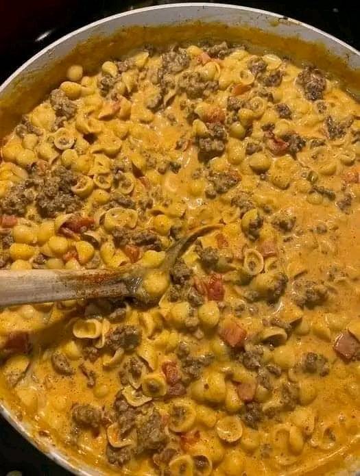 Cheesy Beef Taco Pasta
