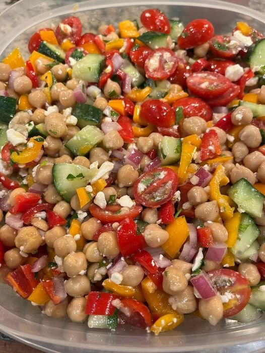 Easy Chickpea Salad