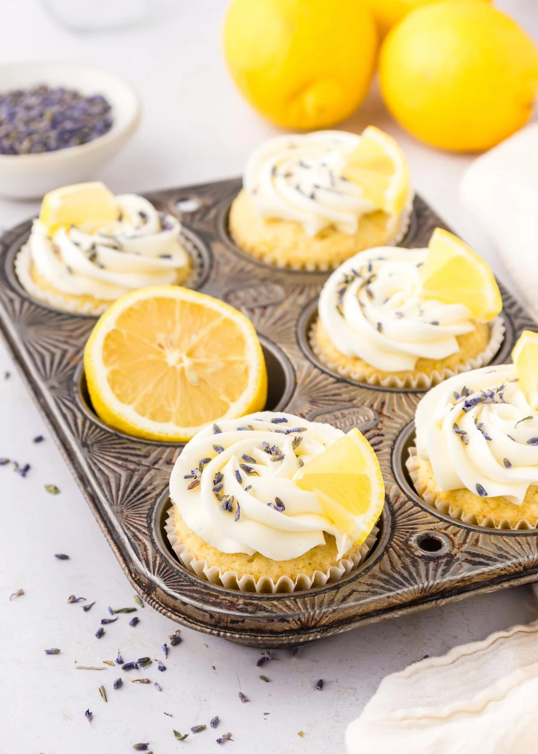 How to make Lemon Lavender Cupcakes