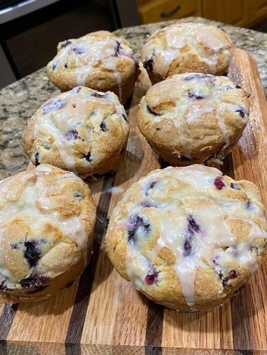 Lemon Blueberry Muffins Only 3 Points & 150 Kcal
