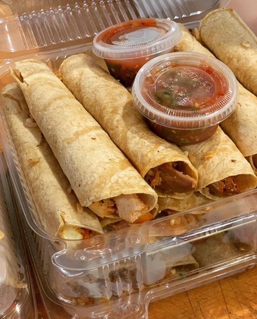Skinny Chicken Taquitos