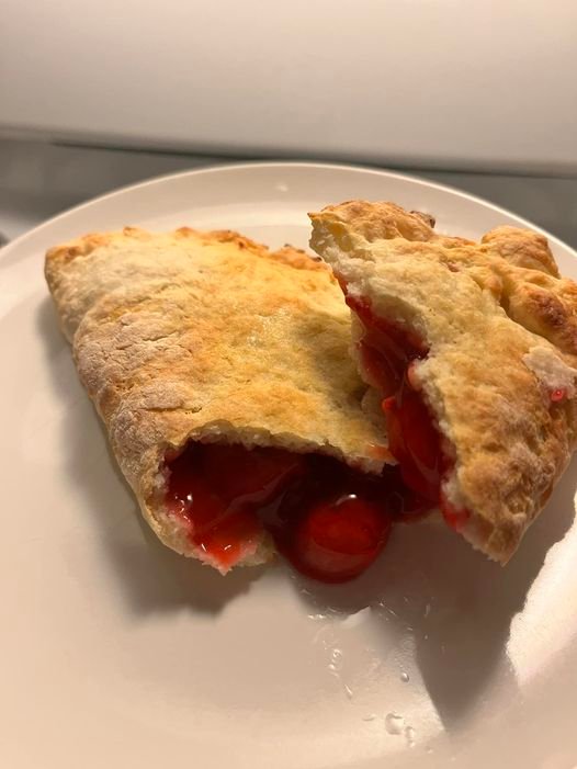 two-ingredient dough and sugar-free pie filling